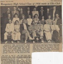 40th reunion of Montgomery High School class of 1938
