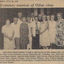 50 year reunion of the Odon High School class of 1928