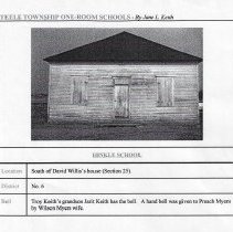 Report about No. 6 Hinkle School in Steele Township