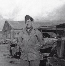 Clarence C. Mangin in Germany at the end of World War II (1945)