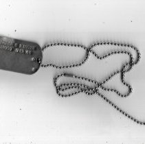 Clarence C. Mangin's WW II U.S. Army dog tag
