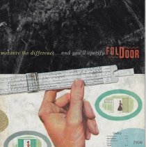 1956 promotions for folding doors at First Baptist Church in Washington