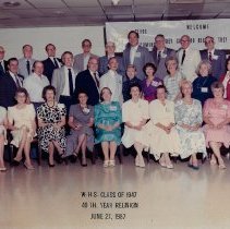 40 year reunion of class of 1947 from Washington High School