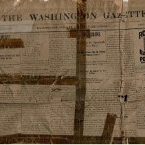 1895 edition of "The Washington Gazette" newspaper