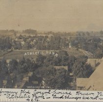 1907 view of Washington looking north from courthouse clock tower
