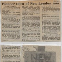 "Pioneer town of New London now a campsite" (1977) by Ron Critchlow