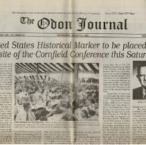 1999 dedication of historical marker about the 1938 Cornfield Conference