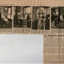 1985 article about Dr. Perry T. Baldwin