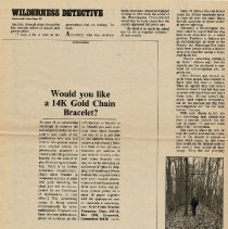 1981 article, "Indiana's Wilderness Detective," about Harold W. Allison
