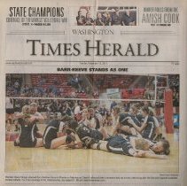 2013 Barr-Reeve volleyball championship & Veteran's Day program