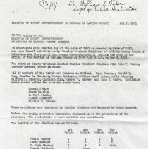 James Beasley elected Daviess County Superintendent of Schools (1961)