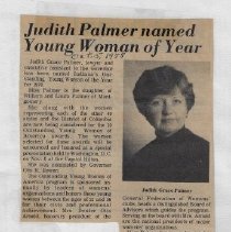 Articles about Judith Grace Palmer from Montgomery