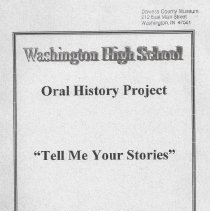 "Tell Me Your Stories" (Book 1 of 3), a 2009 oral history project