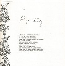 Literary magazine by Washington Junior High students (1977-1978)