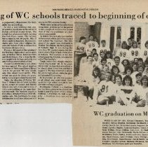 988 article about history of Washington Catholic High School