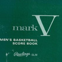 Scorebook for boys basketball team at Jefferson School (1971-1972)