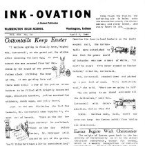 April 5, 1968 WHS "Ink-Ovation"