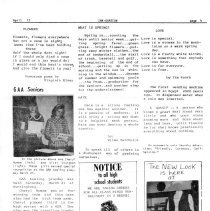 April 1970 WHS "Ink-Ovation" student newspaper