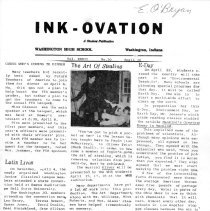 April 1970 WHS "Ink-Ovation" student newspaper