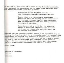 1991 report about renovation of the Washington railroad depot