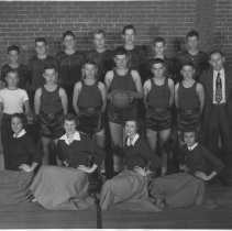 1949-1950 8th grade boys basketball team at Jefferson School