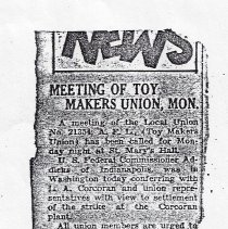 Union strike at Corcoran Manufacturing Co. in Washington (ca. 1930-1935)