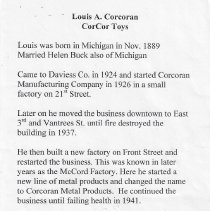 Biography of Louis A. Corcoran (1889-1945)