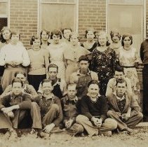 Students at Raglesville High School (ca. 1930-1940)