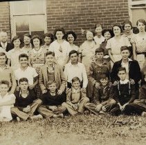 Students at Raglesville High School (ca. 1935-1936)