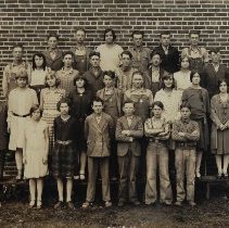 Students at Raglesville High School (ca. 1930-1935)