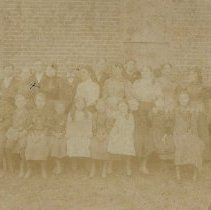 Students at Raglesville High School (ca. 1890-1900)