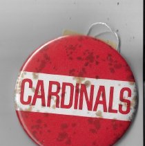 Washington Catholic High School metal button (ca. 1960-1970)