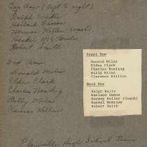 1930-1931 Plainville High School boys basketball team