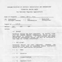 1995 correspondence about the Scudder House in Washington