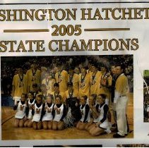 2005 Washington High School boys basketball team poster
