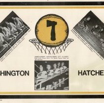 1976-1977 Washington High Schhol boys basketball team poster