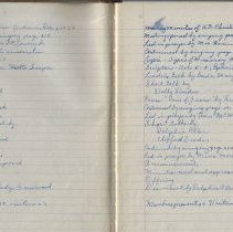 Minutes of the United Brethren Church Christian Endeavor (1935-1938)