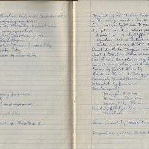 Minutes of the United Brethren Church Christian Endeavor (1935-1938)