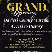 2023 "Kremp Room" dedication at the Daviess County Museum