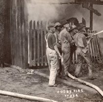 1908 fire at Cosby's feed store in Washington
