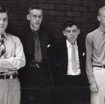 Carl Luder with friends (ca. 1938)
