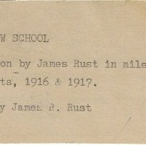 1916 & 1917 letters won by James R. Rust
