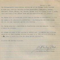 Daviess-Martin County Medical Society minutes from 1956 to 1972