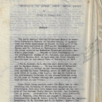 "Chronicle Of The Daviess County Medical Society" (ca. 1945-1950)