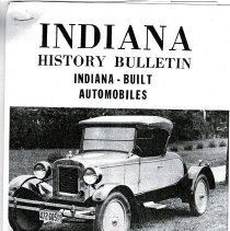 Don Cosby's "Automobile History In Indiana" file