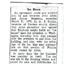 Don Cosby's "Ice Houses" file