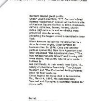 Don Cosby's "Circus" file