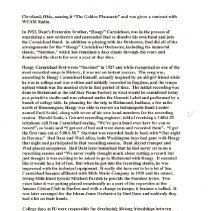 Don Cosby's "Charles (Bud) Dant" file