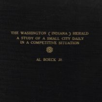1949 analysis of "The Washington Herald" & "The Democrat" newspapers