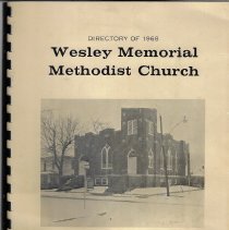 1968 Wesley Memorial Methodist Church directory in Washington